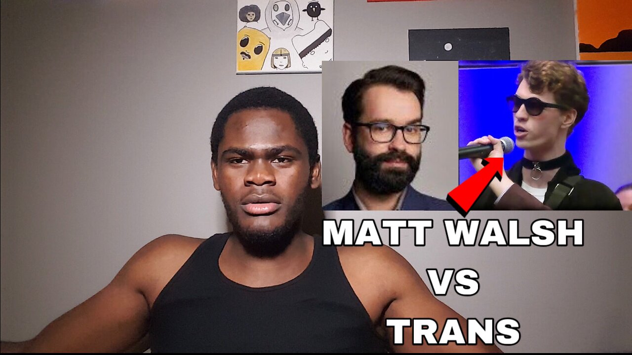 Trans Prtestor CONFRONTS Walsh