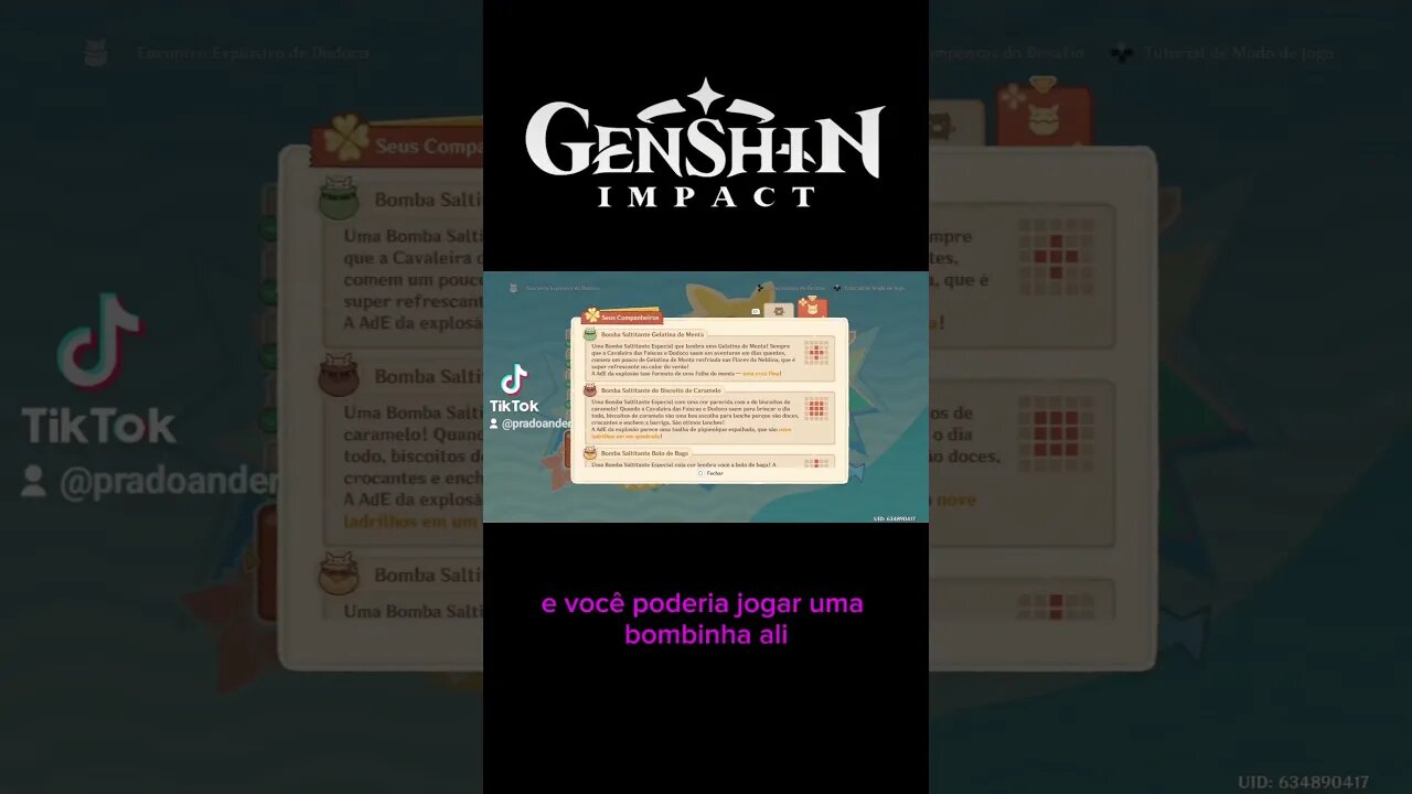 Bomberman do Genshin foi irado! #genshinimpact #mihoyo #bomberman