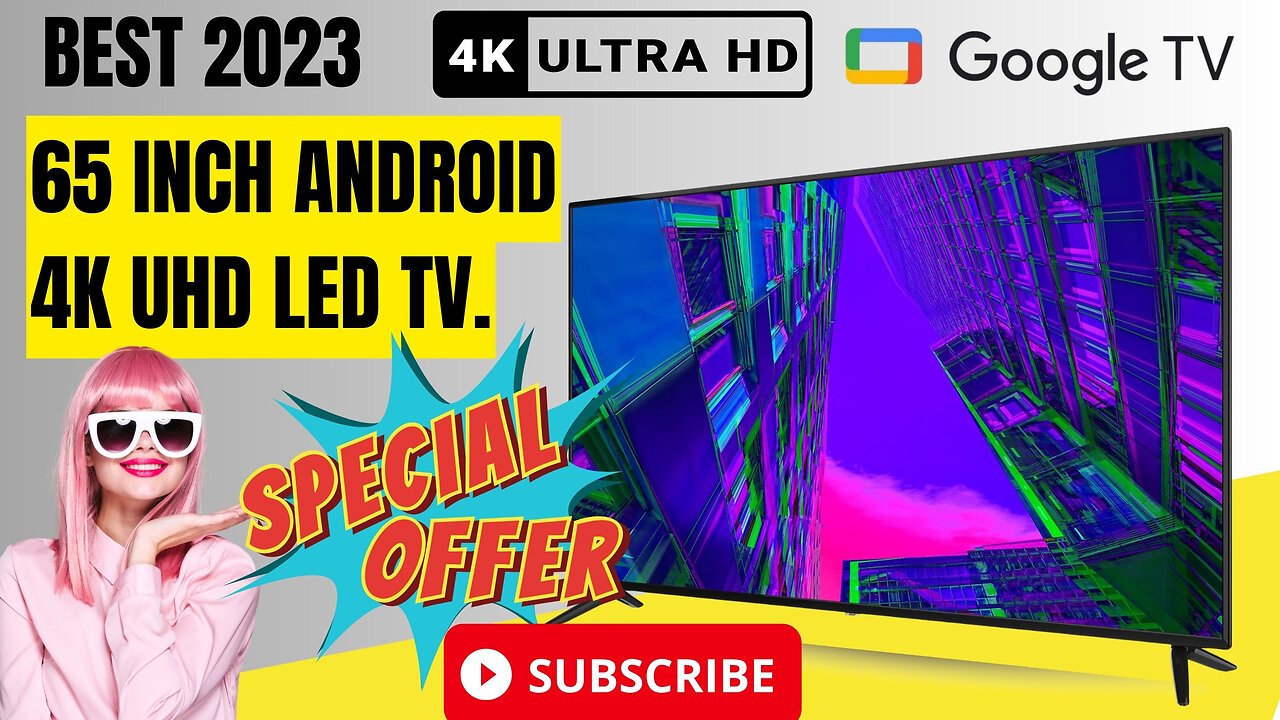 65 inch Android 4K UHD LED TV || Brand Reintech || Reintech Big Size 65'' Inch LED TV