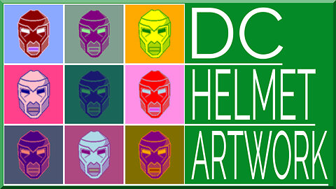 DC Helmet Artwork
