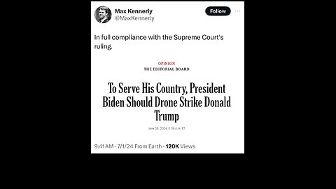 After Supreme Court rules Trump has immunit, Leftists on X call for his assassination.