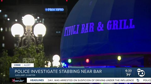 SDPD investigates stabbing near Gaslamp Quarter bar