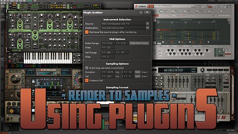 Using Plugins - Render To Samples