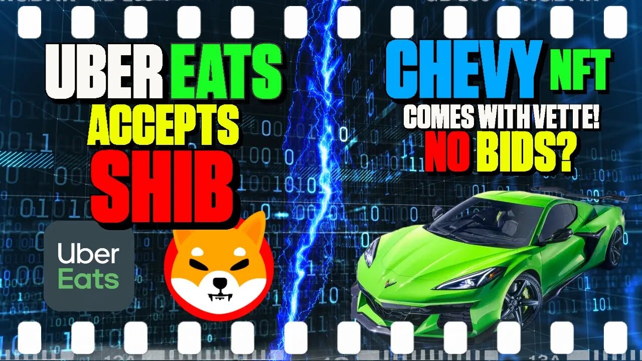 Uber Eats Accepts SHIB | Chey NFT Has no Bids, It Came With A Vette - 146