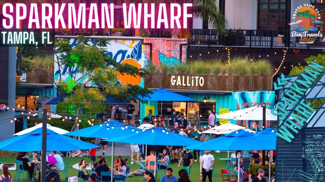 Family Fun at Sparkman Wharf | Tampa Riverwalk | Downtown Tampa Florida 🌴