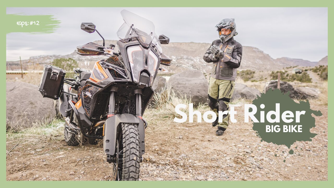 Short rider tall ADV motorbike, How I make it work | KTM 1290 Super Adventure S