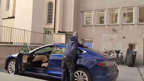 How we clean your car in Stockholm.