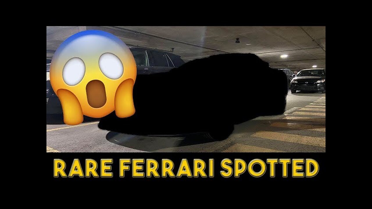 Spotted A Rare FERRARI !!!😎