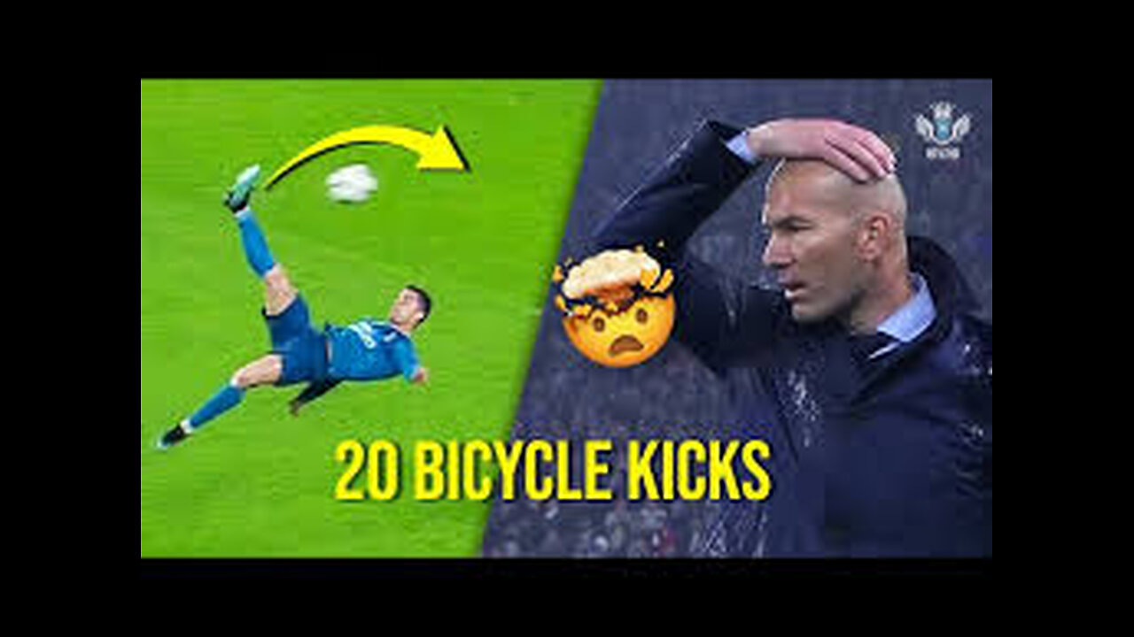 Cristiano Ronaldo's amazing bicycle kick! 🤯