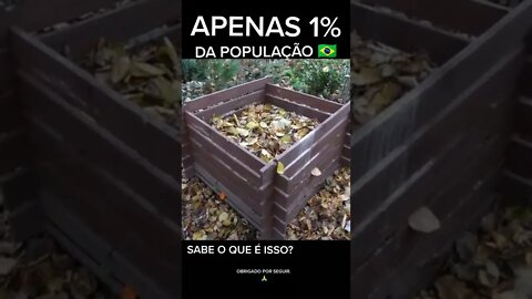 Apenas 1% da população BRASILEIRA 🇧🇷 sabe o que é isso! 🙅