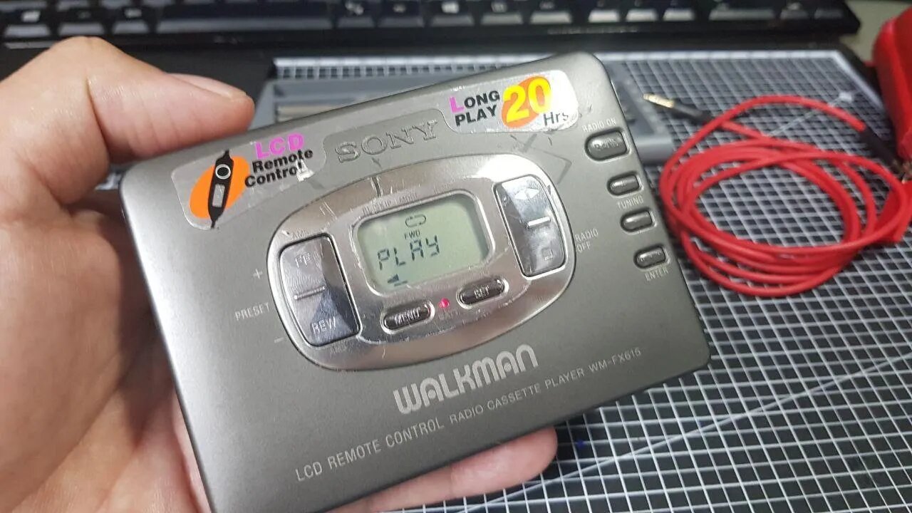 Walkman SONY WM-FX615 - Limpeza e teste