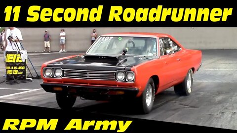 11 Second Big Cam Plymouth Roadrunner Drag Racing