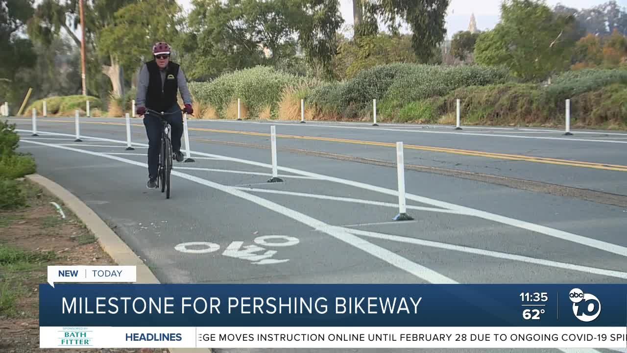 Milestone for Pershing Bikeway project