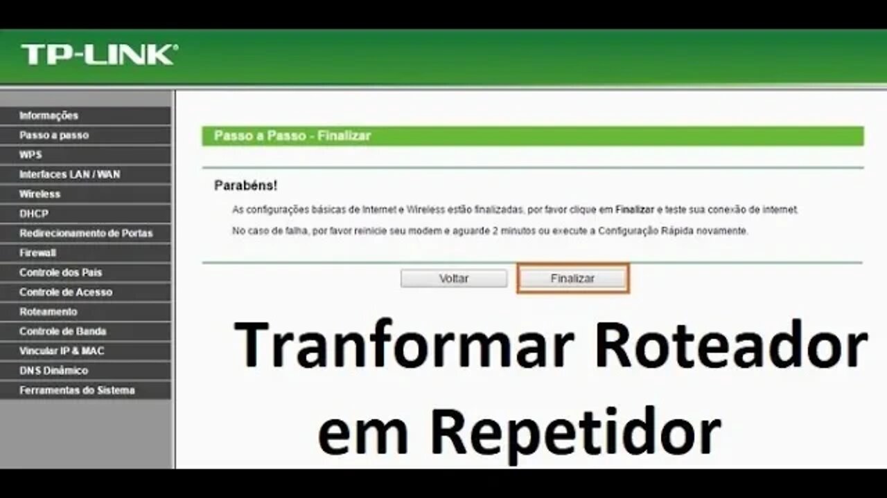 Como configurar qualquer roteador Tplink como repetidor Wireless (wi-fi) !!!