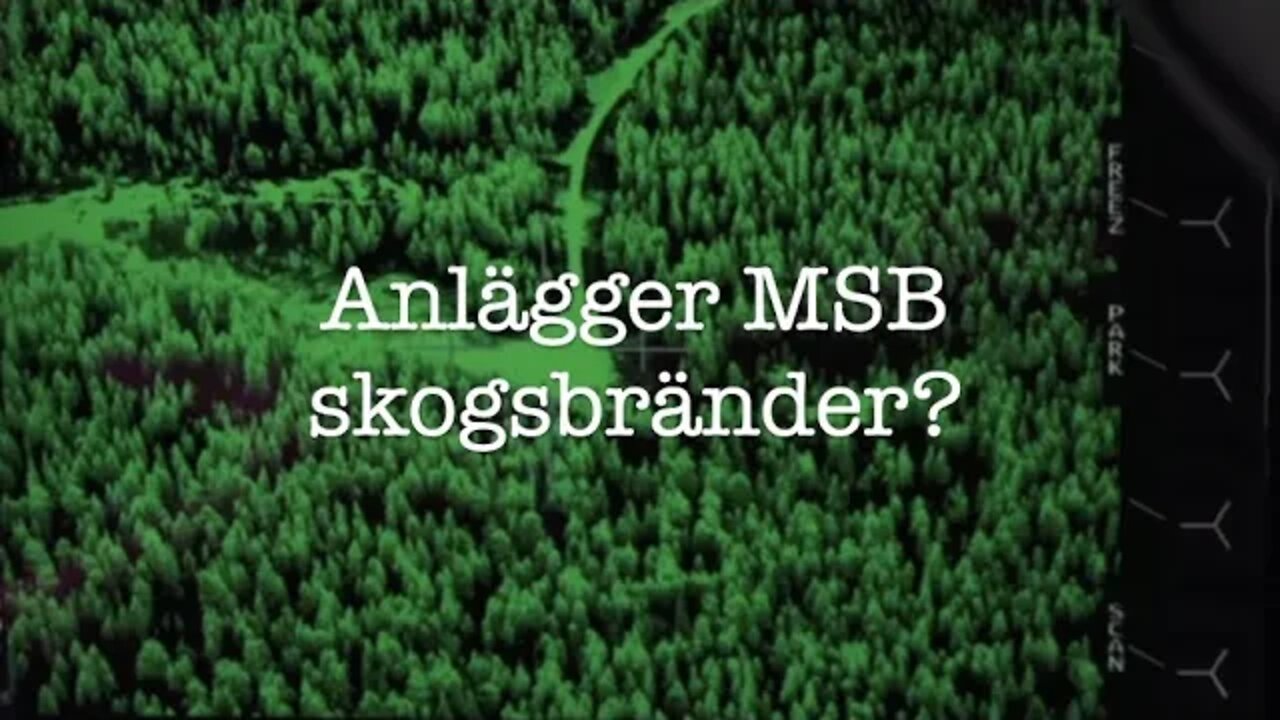 Anlägger MSB bränder?