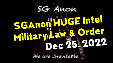 SGAnon STREAM HUGE: Military Law & Order ~ Derek Johnson