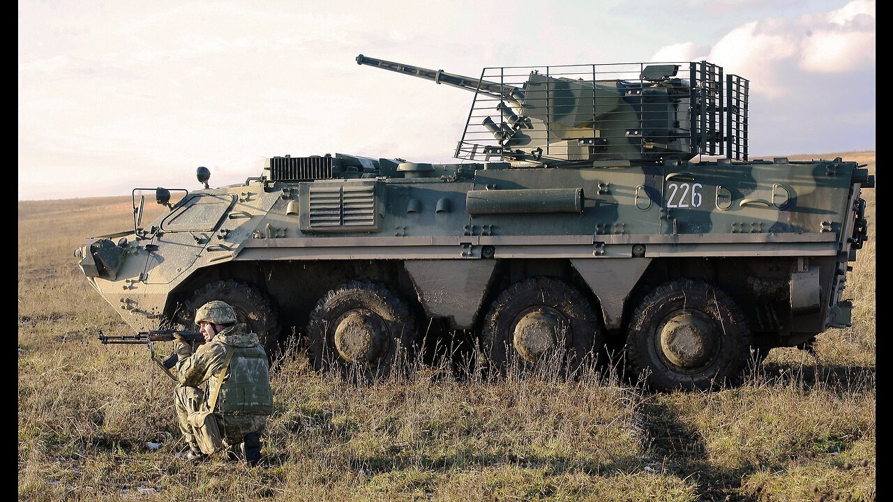 Ukrainian BTR-4E destroyed in the Bakhmut direction