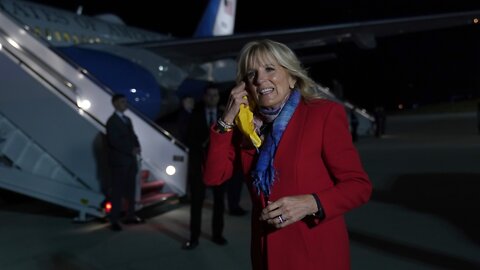 Jill Biden Arrives In Europe, Will Meet With Ukrainian Refugees