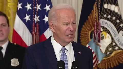 What's going on with Bidens Face?