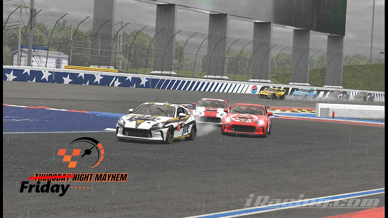 Friday Night Mayhem Race 2 of 4! Is that RAIN?!?