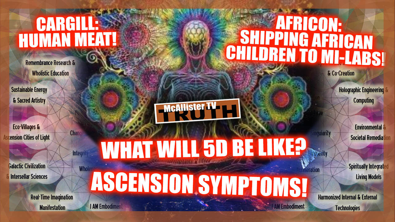 CARGILL CORP = HUMAN MEAT! AFRICON = KIDS TO MILABS! ASCENSION TIPS AND SYMPTOMS!