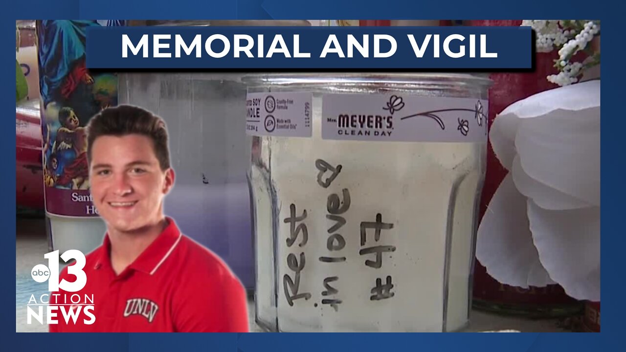 UNLV student-athlete death feels 'unreal,' vigil and memorial created on campus