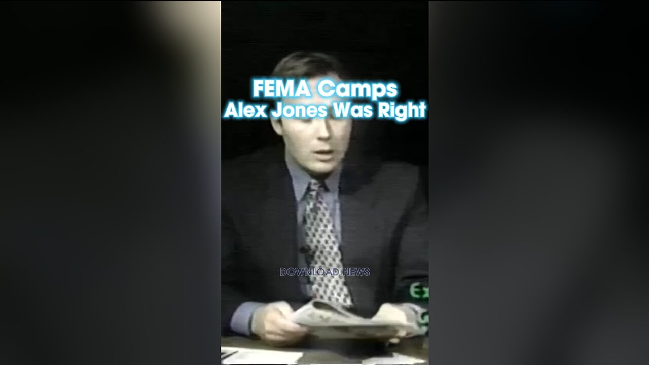 Alex Jones: The New World Order Plan To Turn The DOJ Against Americans & Throw us in FEMA Camps - 1999