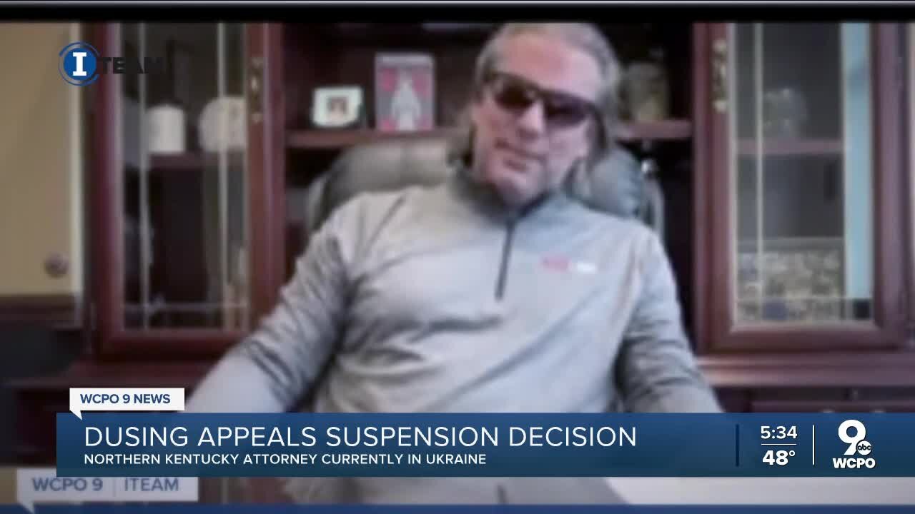 NKY attorney Ben Dusing grateful for a suspension he continues to fight