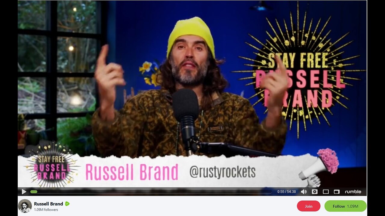 “We’re Being POISONED!” | Big Pharma’s Dirty Secret-#103-Stay Free With Russell Brand 55 min