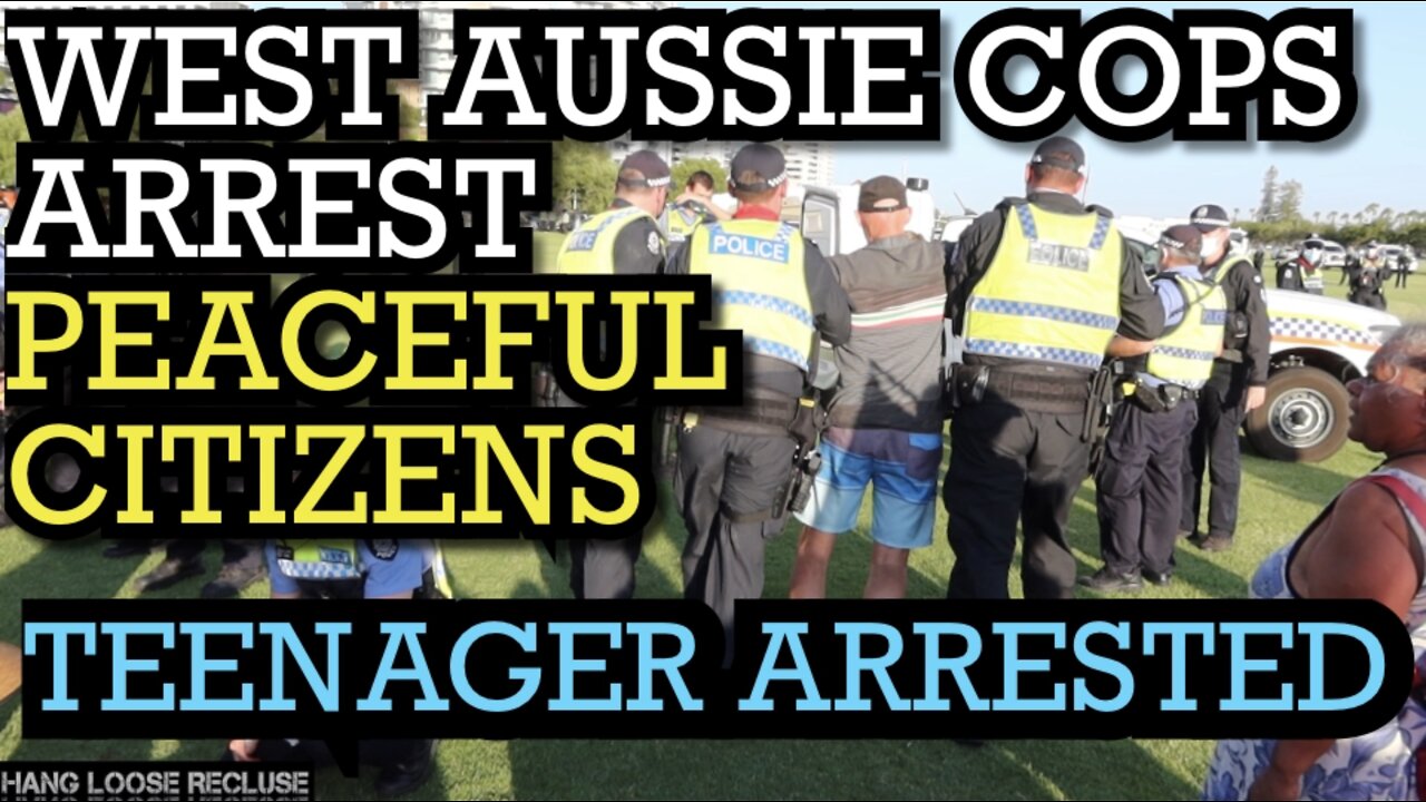 Peaceful Citizens Arrested - Perth , Western Australia