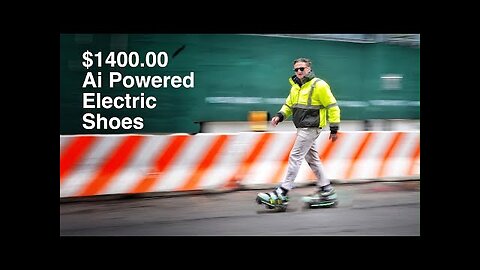 TESTING $1400 Ai POWERED ELECTRIC SHOES in NYC