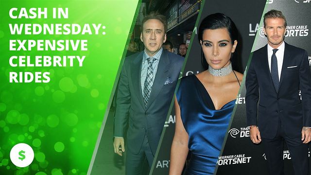 Cash in Wednesday: Expensive celebrity rides