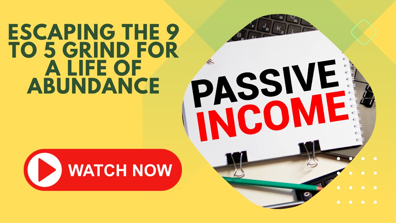 Navigating the World of Passive Income Beyond the 9 to 5."