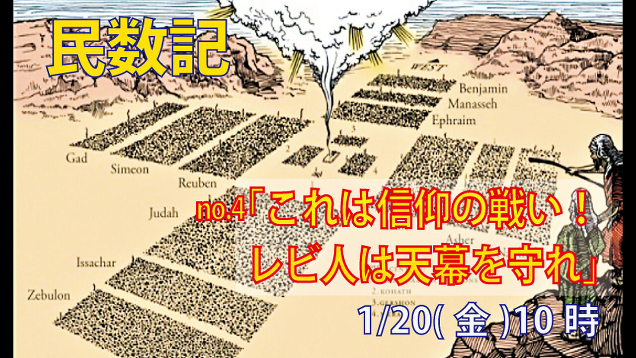 ｢これは信仰の戦い！｣(民1.47-54)みことば福音教会2023.1.20(金)