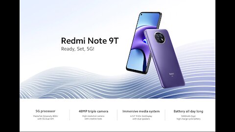 WORLD PREMIERE Xiaomi Redmi Note 9T