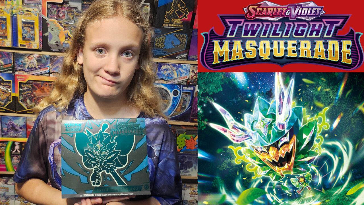 Twilight Masquerade Elite Trainer box Opening Pokémon cards!