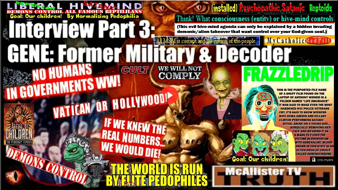 GENE Part 3- The Underground War! Alpha Draconians! FRAZZEL_DRIP Breakdown! WARNING GRAPHIC!