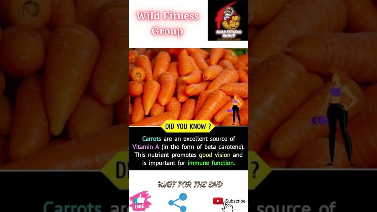 🔥Benefits of carrots🔥#shorts🔥#wildfitnessgroup🔥1 June 2022🔥