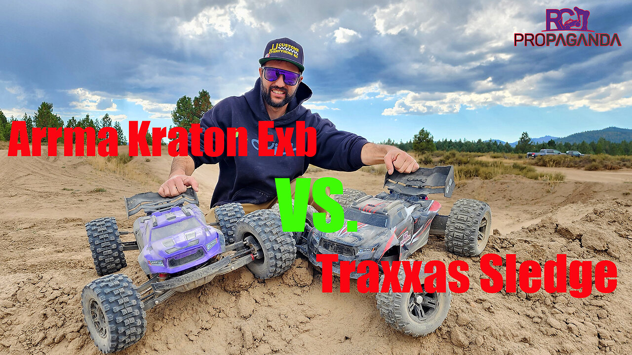 Traxxas Sledge Vs. Arrma Kraton Exb