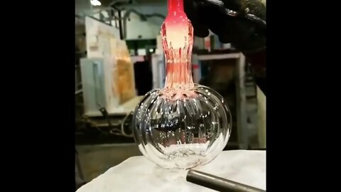 Satisfying glass production video that will make you relax! #shorts