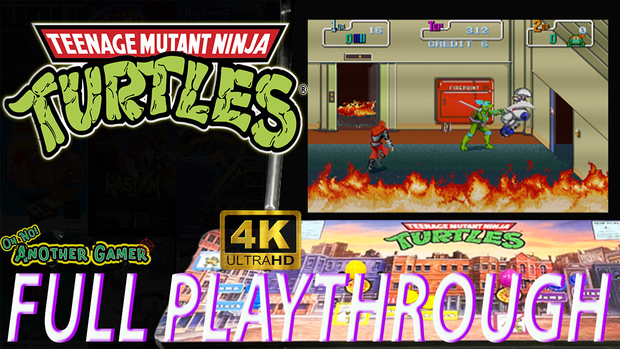 Teenage Mutant Ninja Turtles (1989) [Arcade] 🕹🔥 Intro + Gameplay (full playthrough)