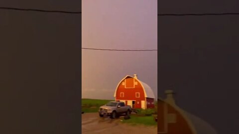 After the storm has passed. #shorts #storm #iowa #homestead #farm