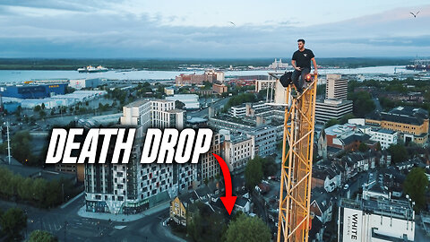 Insane 200FT Crane Climb - Police Came!