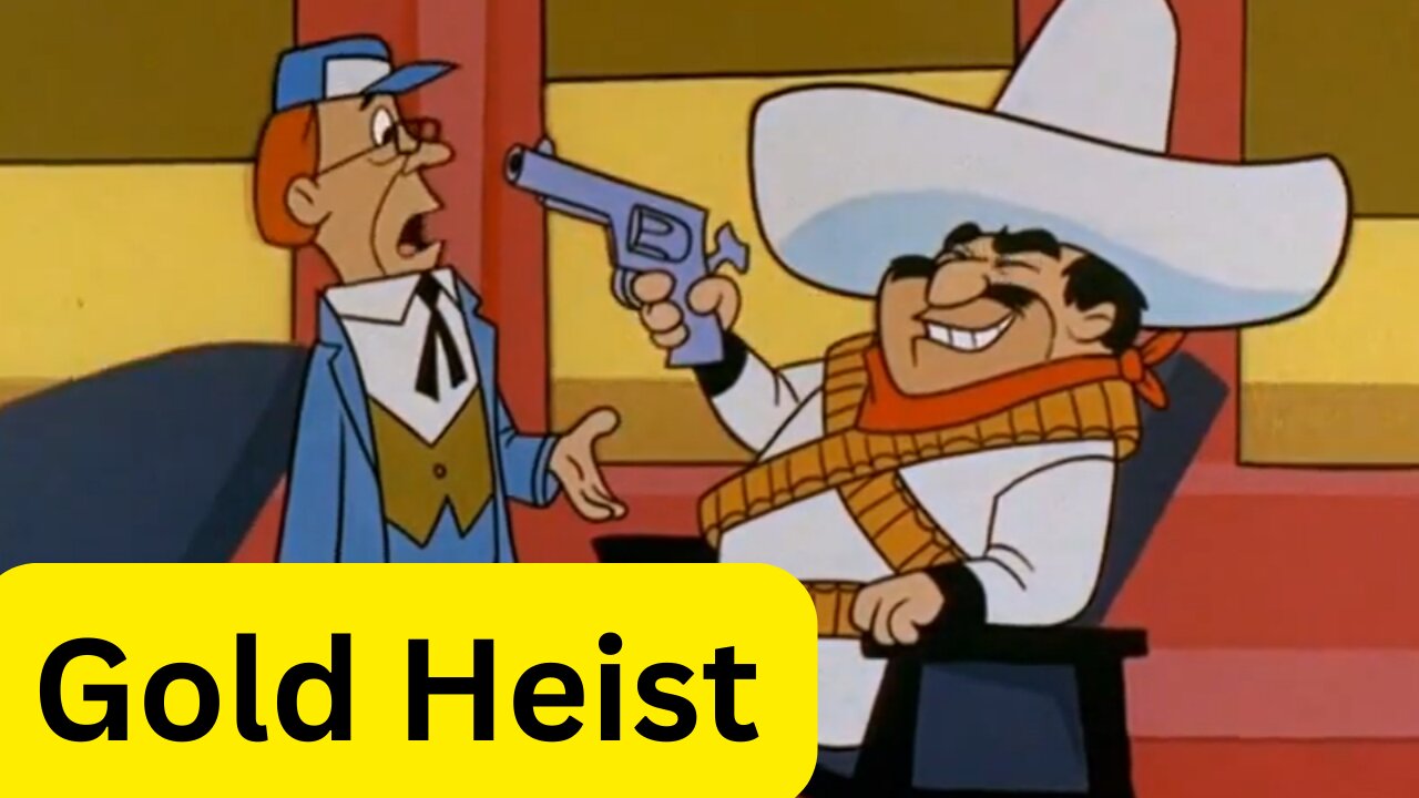 The Gold Heist Cartoon