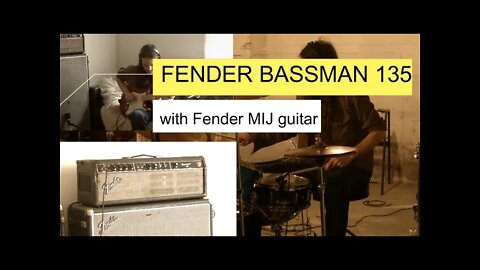 Fender Bassman 135--- Demo with 1988 Fender Contemporary Strat (made in Japan)
