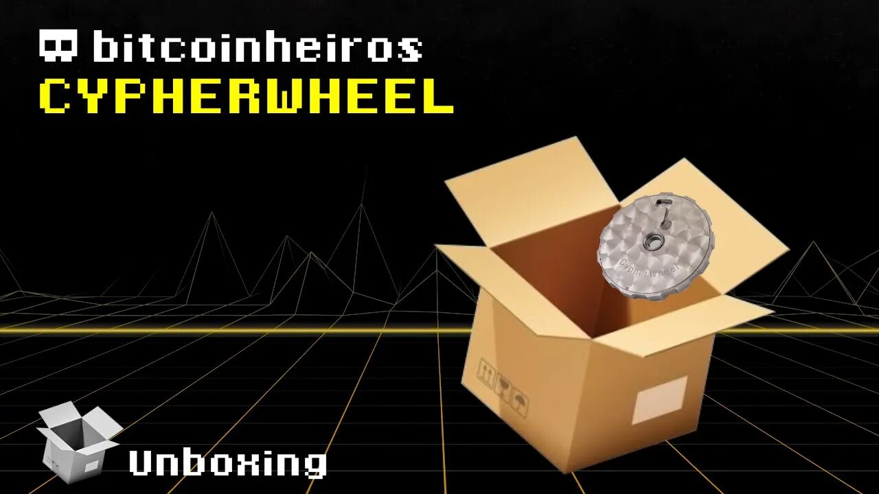 CypherWheel - Unboxing da carteira de metal
