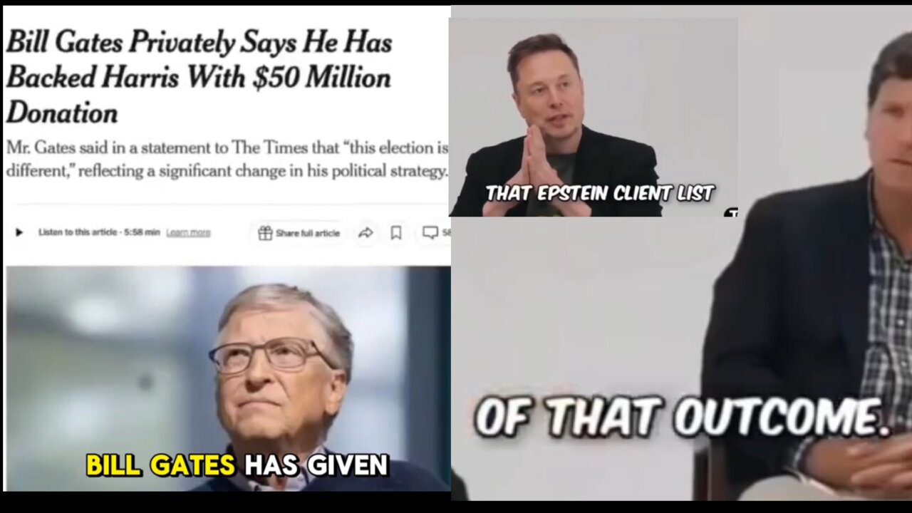 What is Bill Gate try to hide?