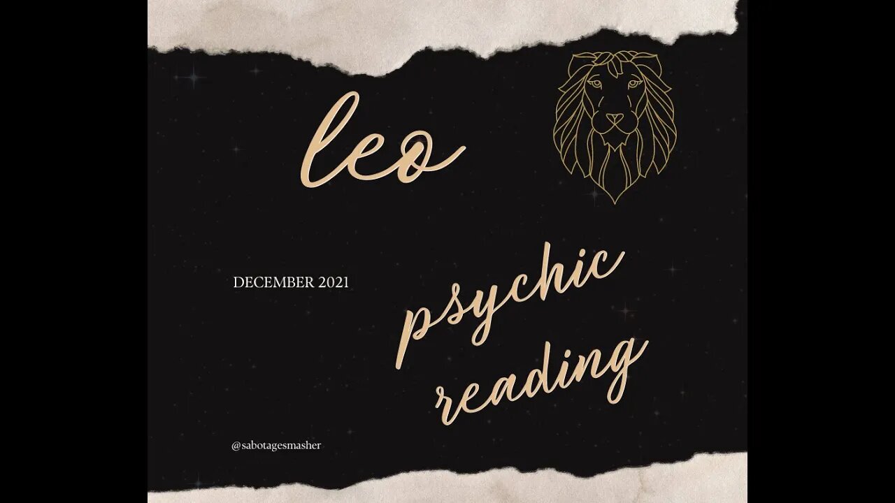 Here's Your Sign Leo-December 2021