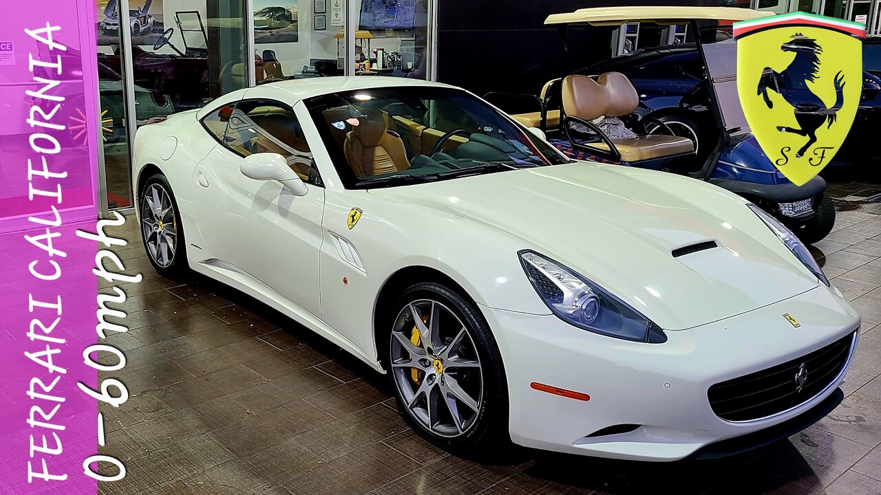 FERRARI CALIFORNIA 0-60mph