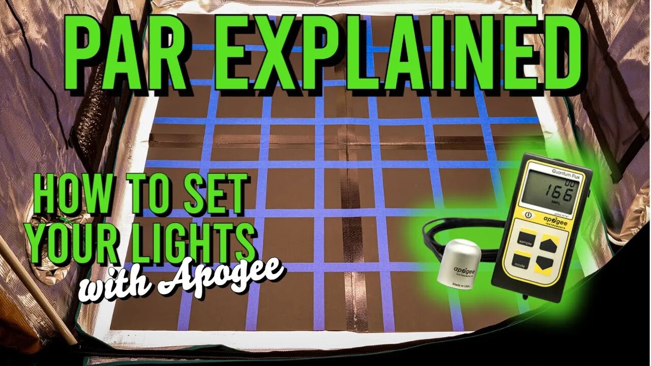 PAR Explained: How To Set Your Lights With Apogee PAR Meter